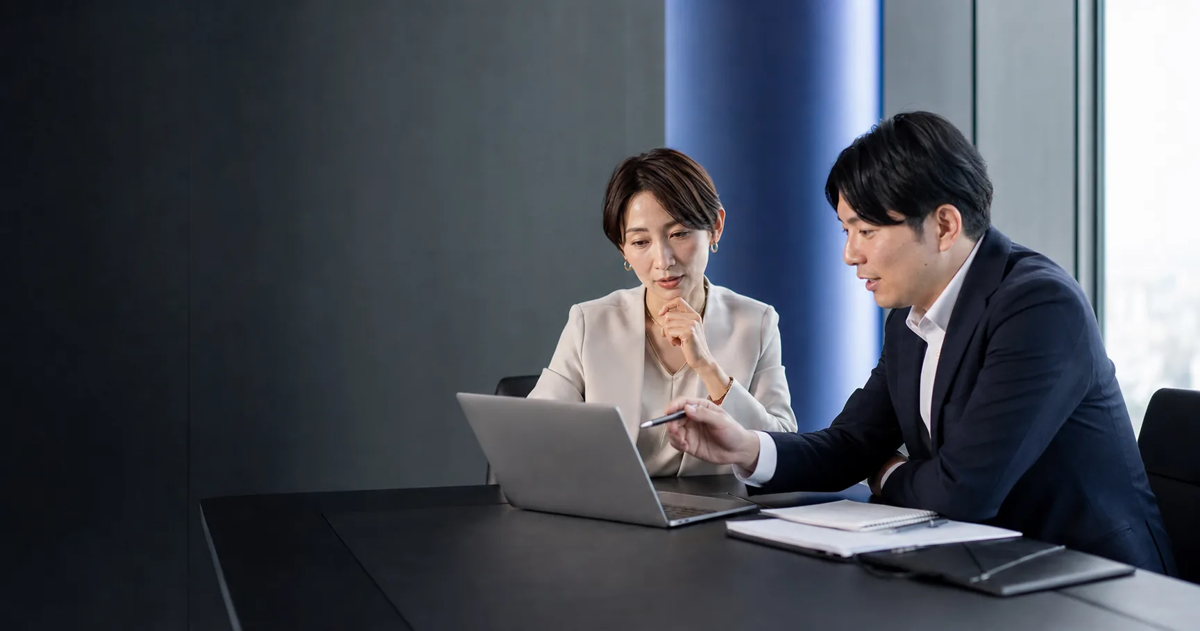 社長とAI導入担当者による個別伴走ミーティング